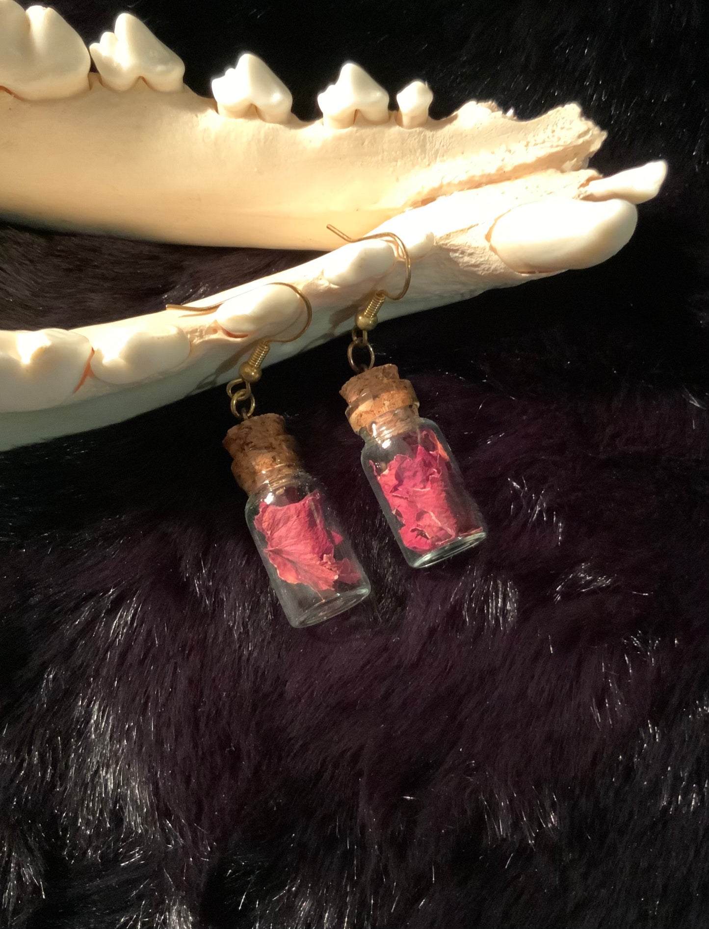 Jar of Roses Earrings