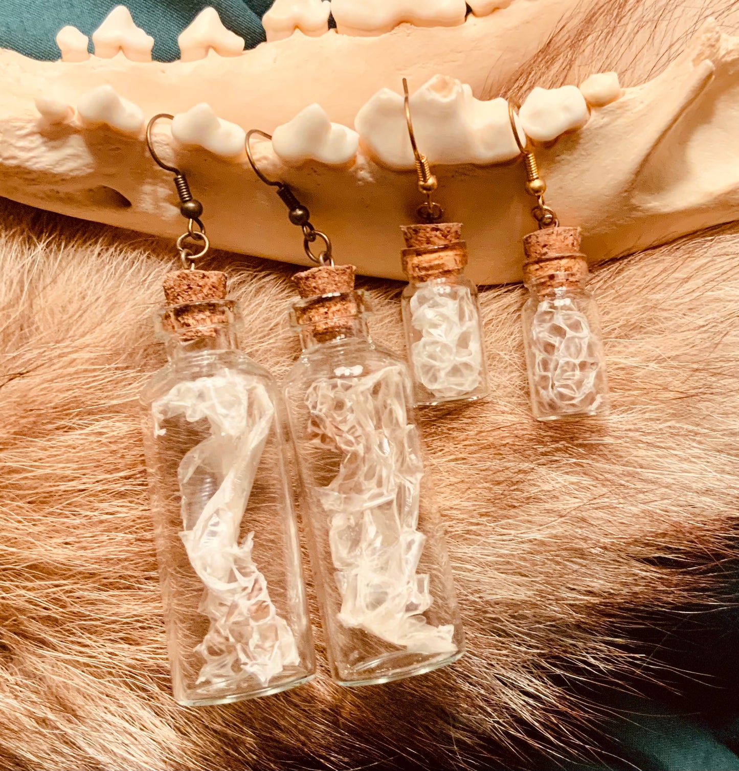 Snakeskin Jar Earrings