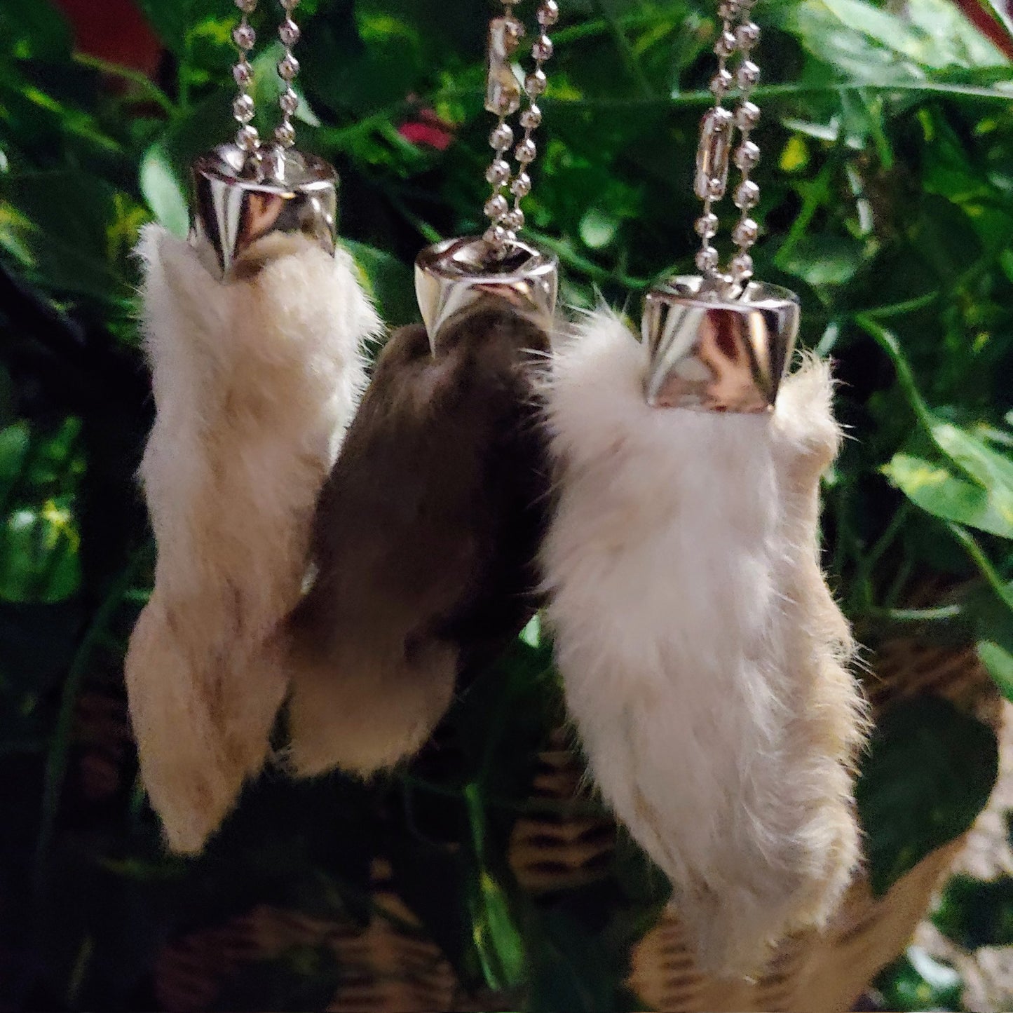 Rabbit Foot Keychain