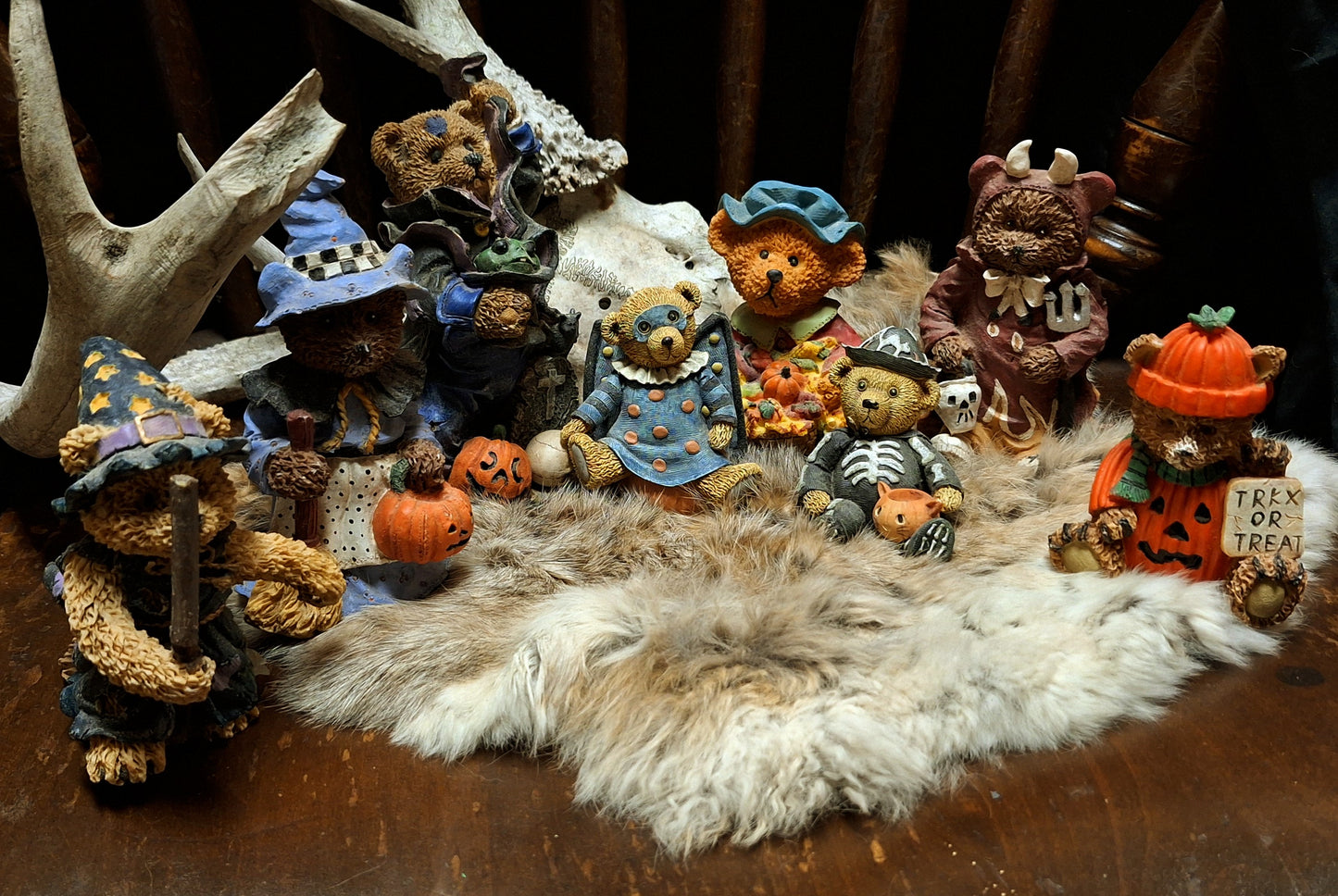 Vintage Halloween Bears