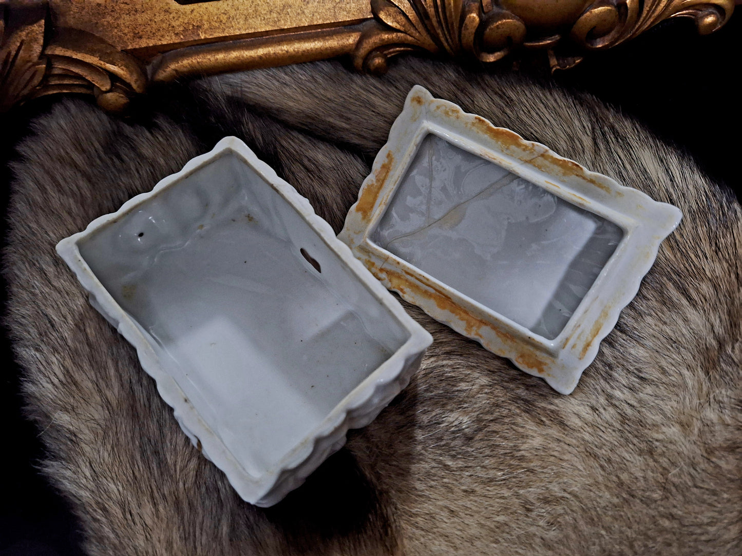 Vintage Porcelain Trinket Box