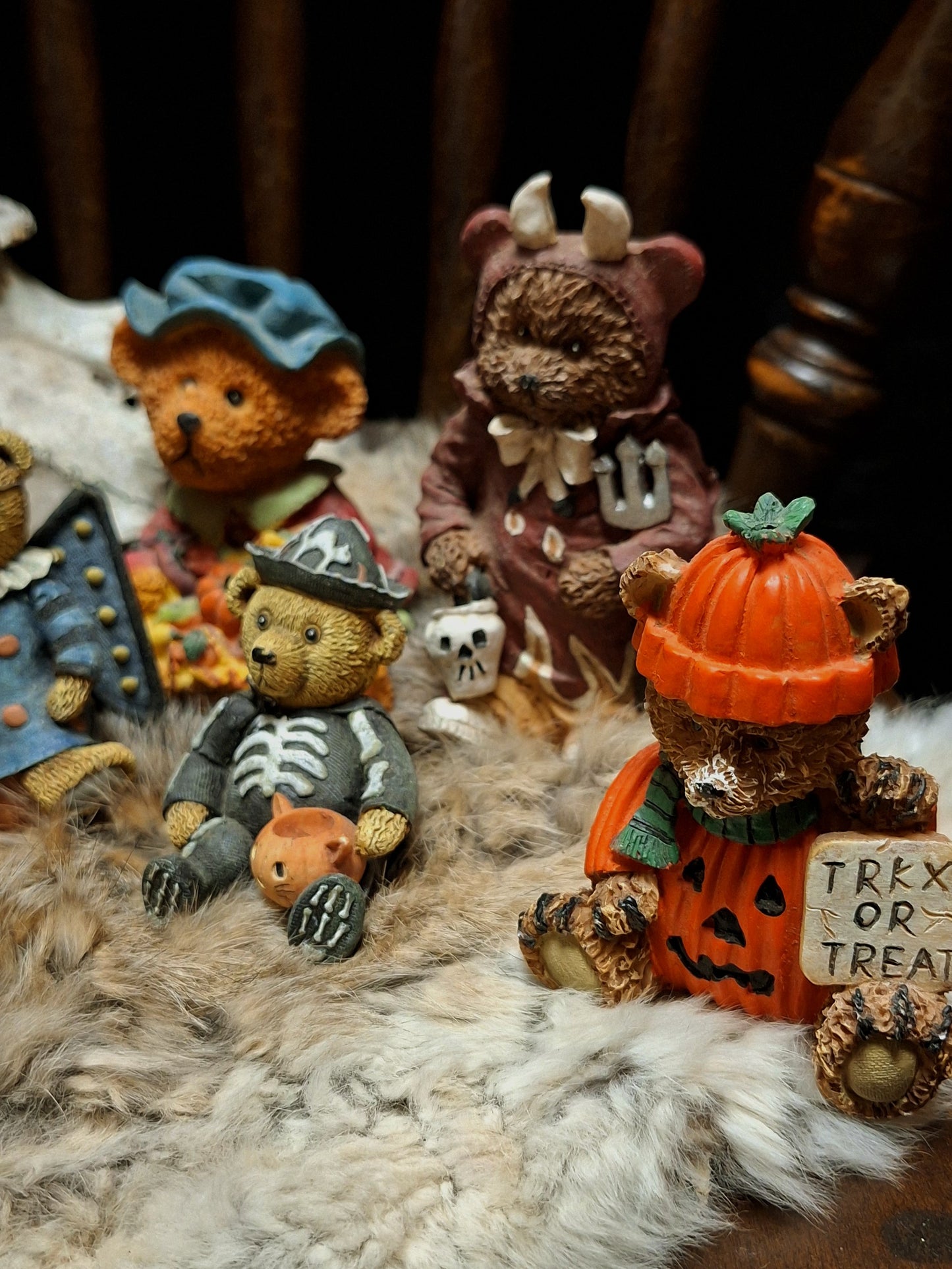 Vintage Halloween Bears
