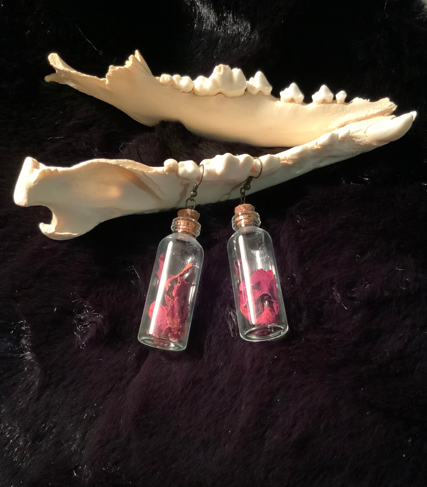 Jar of Roses Earrings