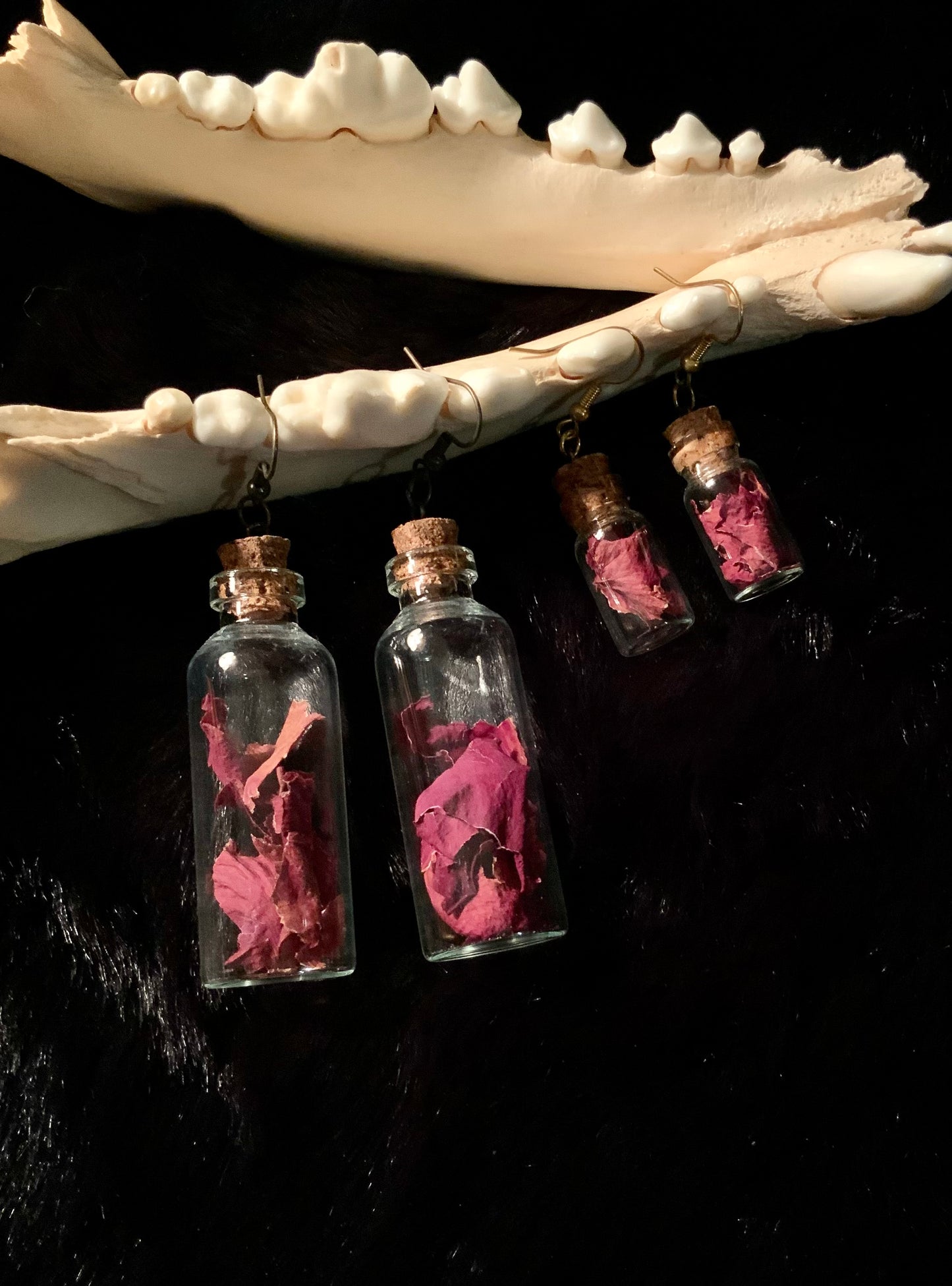 Jar of Roses Earrings