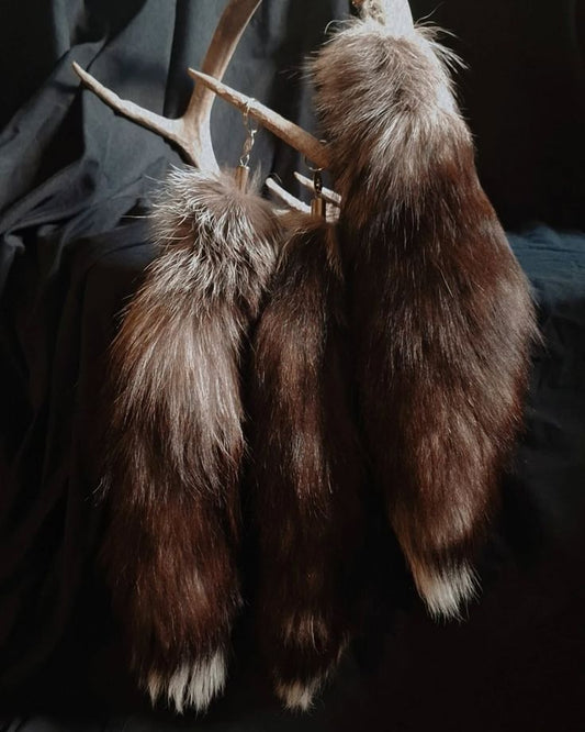 Fox Tail Keychain