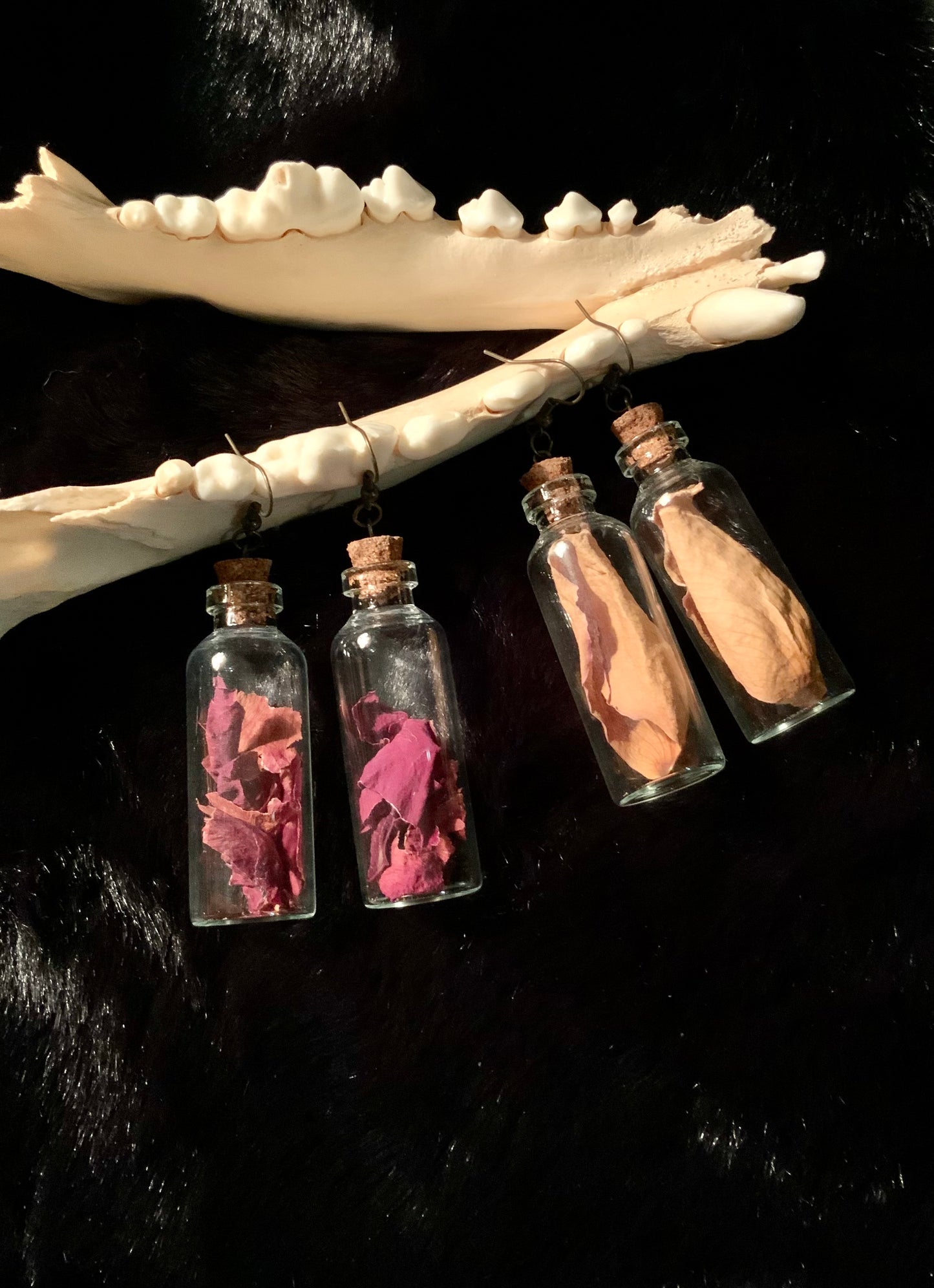 Jar of Roses Earrings