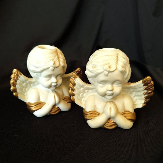 Vintage Cherub Candle Holder