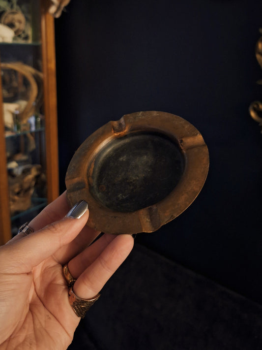 Vintage Brass Ashtray