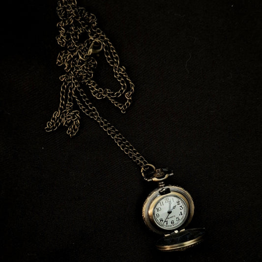Vintage Stopwatch Necklace
