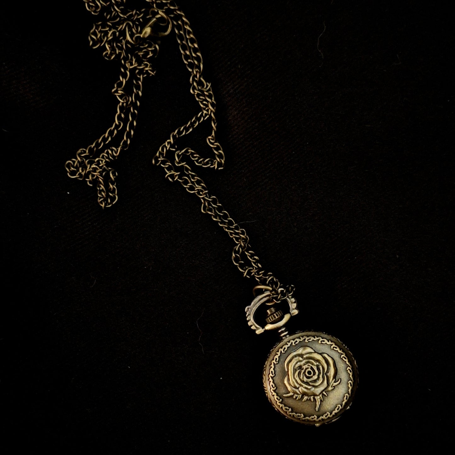 Vintage Stopwatch Necklace