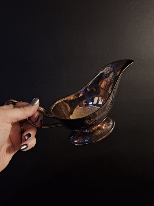 Vintage Silver Gravy Boat