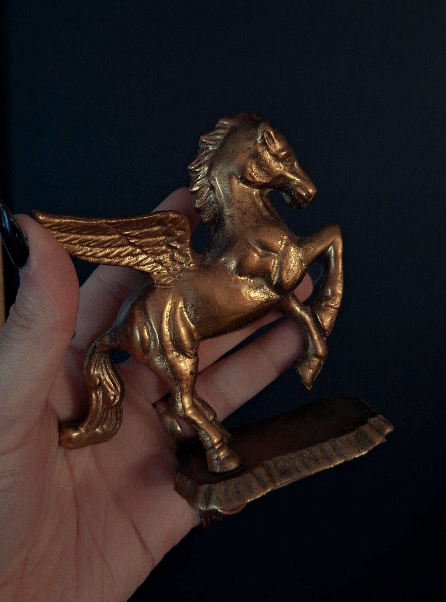 Vintage Brass Pegasus
