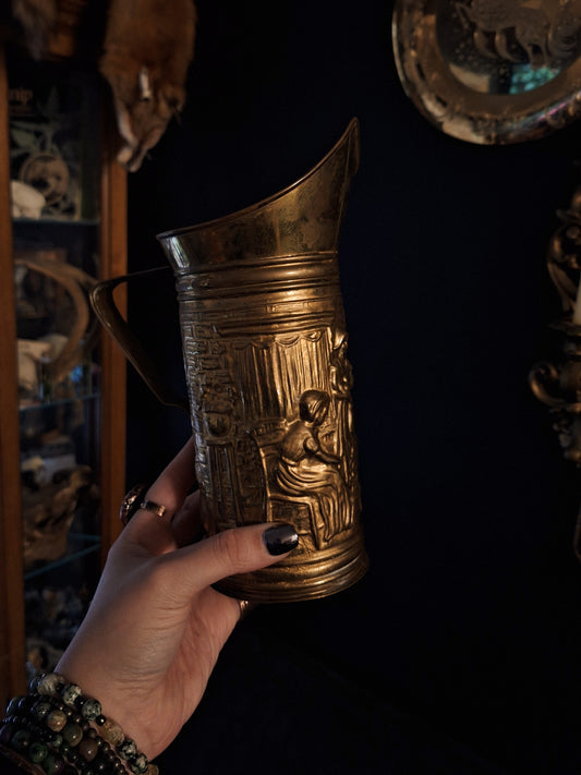 Vintage Brass Pitcher
