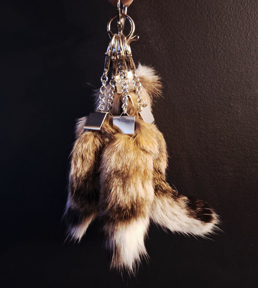 Bobcat Tail Keychain
