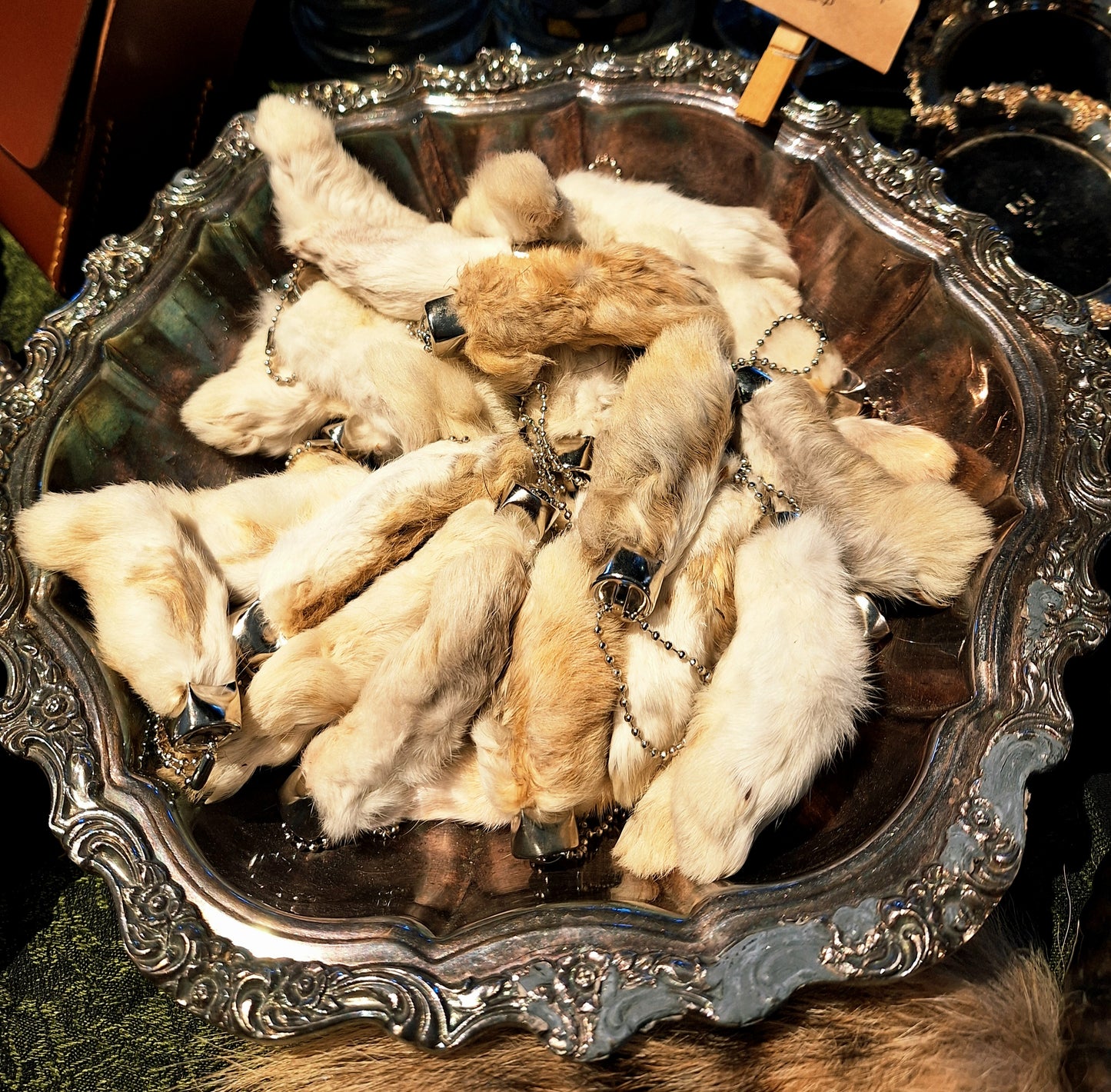 Rabbit Foot Keychain