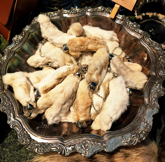 Rabbit Foot Keychain