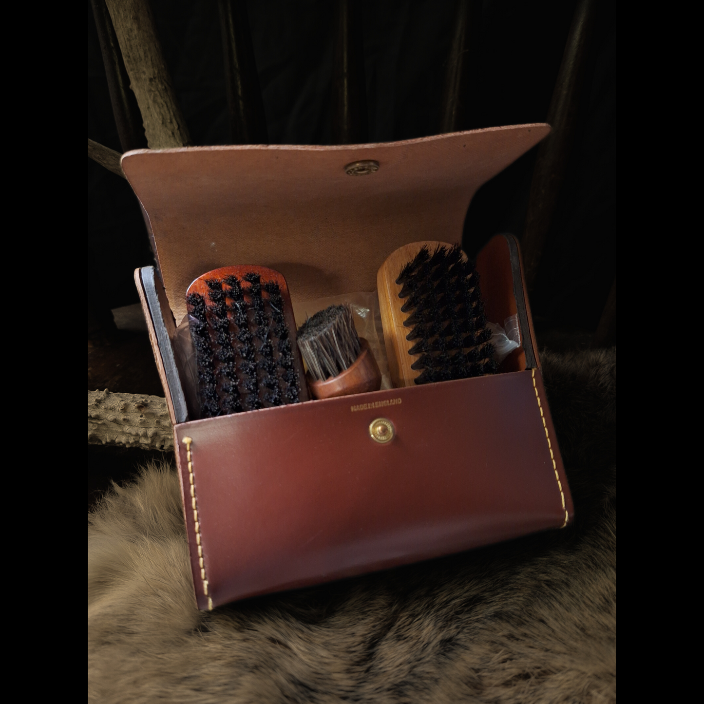 Vintage Shoe Cleaning Kit